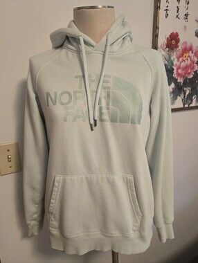 THE NORTH FAVE Women's Hoodie Sweatshirt - Mint Green. Size Small.